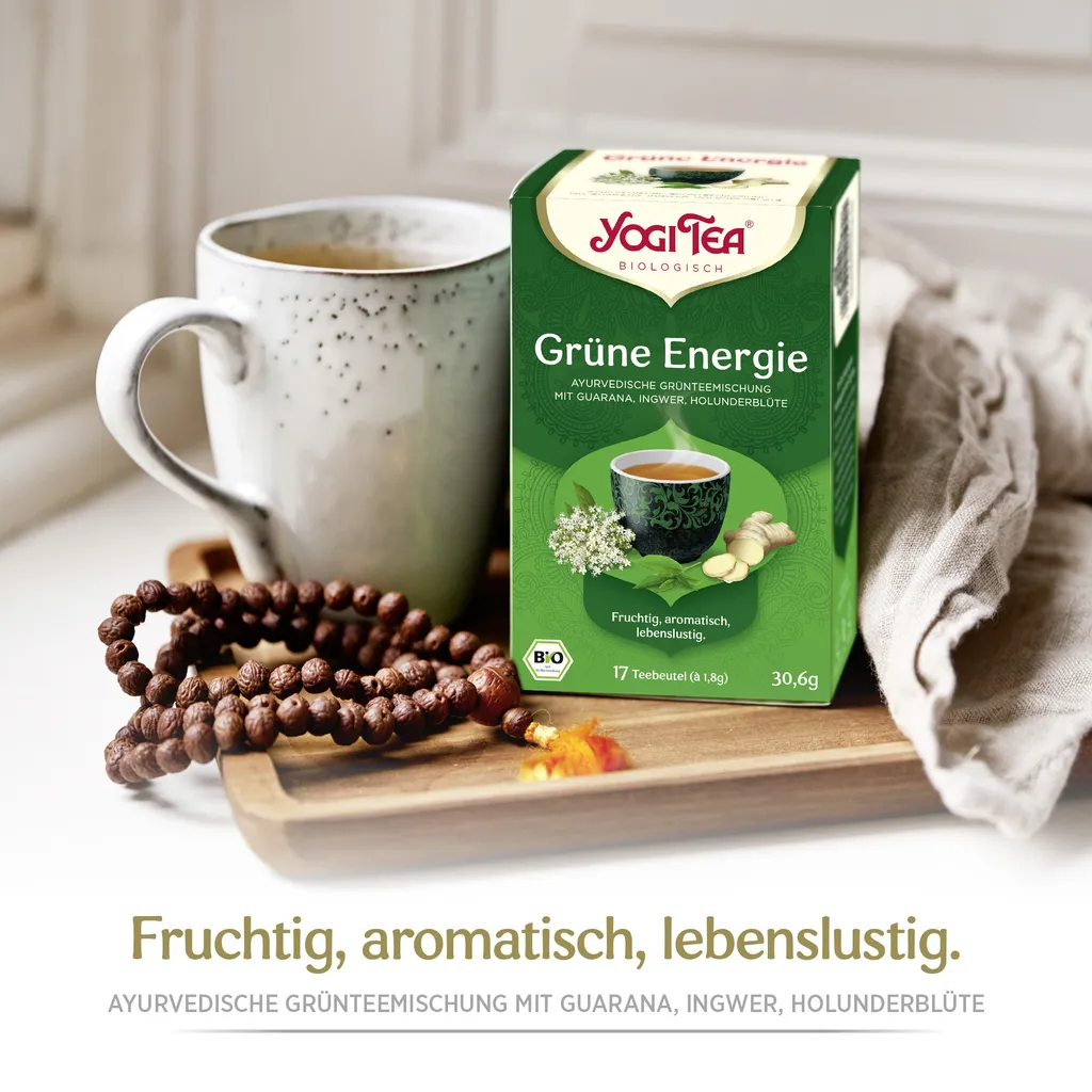10 X BIO YOGI TEA Grüne Energie | 10 X 30,6g 4 10 X BIO YOGI TEA Grüne Energie | 10 X 30,6g – Bild 2