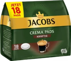 Jacobs Crema Pads Kräftig | 18 Senseo Kompatible Kaffeepads, 118 G 9 Jacobs Crema Pads Kräftig | 18 Senseo Kompatible Kaffeepads, 118 G -Drink World Store d8b4fe2557187107da7331ceacd3ca21