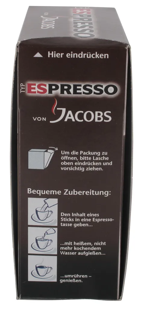 Jacobs Typ Espresso Sticks | Löslicher Kaffee | 25 Portionen 12 Jacobs Typ Espresso Sticks | Löslicher Kaffee | 25 Portionen – Bild 10
