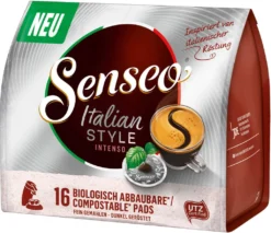 SENSEO Pads Italian Style Senseopads UTZ 80 Getränke Kaffeepads -Drink World Store da20544efa2cd6ef4cba2f0a2408d75b