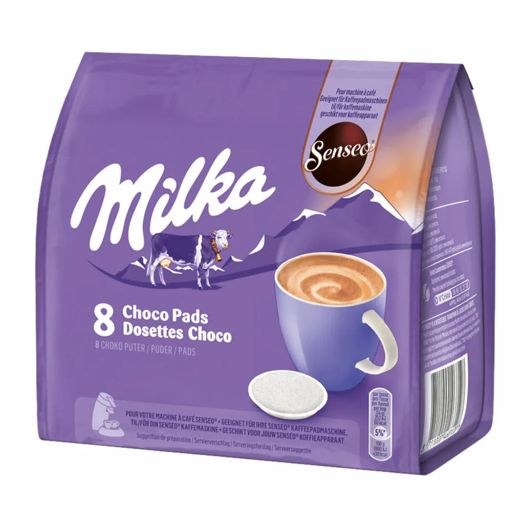 Senseo Milka Choco Pads, Schokoladengetränk, Kakaogetränk, Kaffeepads, 8 Pads Für 8 Portionen, 112 G 4 Senseo Milka Choco Pads, Schokoladengetränk, Kakaogetränk, Kaffeepads, 8 Pads Für 8 Portionen, 112 G – Bild 2