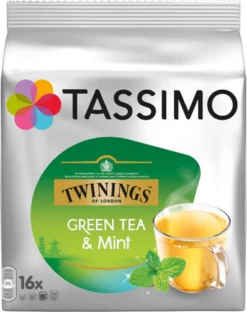 TASSIMO Kapseln Tea Time Grüner Tee Minze T Discs Teekapseln 16 Getränke Teekapseln -Drink World Store dd3021f18b6ca3bc1953ab52fdbe98aa