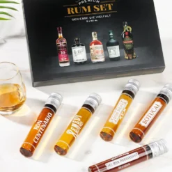 Premium Rum Tasting Set 5 X 0,05 L | Ron Centenario Solera 20 Fundación, Remedy Spiced Rum, Don Papa Rum 7 Jahre, Botucal Reserva Exclusiva & Ron Prohibido Gran Reserva Solera 15 -Drink World Store e006f2ec7d4dbfd4e15057750eeda2c9