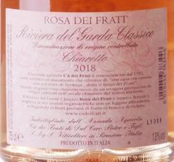 Ca Dei Frati Rosa Dei Frati Riviera Del Garda Classico DOC 2020 (1 X 0.75 L) 19 Ca Dei Frati Rosa Dei Frati Riviera Del Garda Classico DOC 2020 (1 X 0.75 L) -Drink World Store e1e01b31489f8ef142264cc8feac1e52