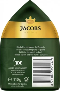 Jacobs Crema Pads Kräftig | 18 Senseo Kompatible Kaffeepads, 118 G 11 Jacobs Crema Pads Kräftig | 18 Senseo Kompatible Kaffeepads, 118 G -Drink World Store e27a5cd2dbc22e4915e4024fa5541e26