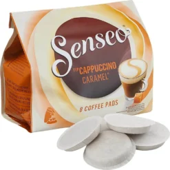 Senseo Cappuccino Caramel | 8 Kaffeepads -Drink World Store e3ac08c767e5b1340c7b001660e7060e