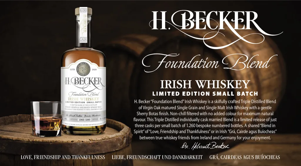 H. Becker Irish Whiskey Foundation Blend 0,7 L 4 H. Becker Irish Whiskey Foundation Blend 0,7 L – Bild 2