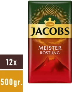 JACOBS Meisterröstung Filterkaffee 12 X 500 G Kaffee Gemahlen -Drink World Store e7431fb5a20ecfc780142c35dd5952de