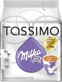 Tassimo Milka Kakaospezialität | 8 T Discs, Kaffeekapseln -Drink World Store eb83ffb0c3593246c8b30554edabfafe
