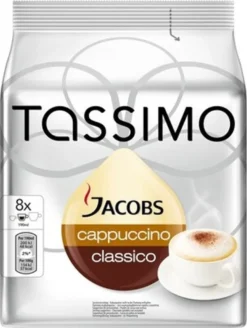 Tassimo Jacobs Cappuccino Classico | 8 T Discs, Kaffeekapseln 17 Tassimo Jacobs Cappuccino Classico | 8 T Discs, Kaffeekapseln -Drink World Store eb9a4529801cbe8a1a029f812dcf0555