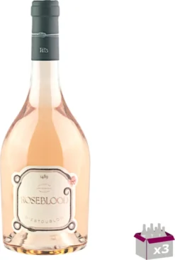 Lot De 3 Château D’Estoublon - Roseblood 2021 – IGP Méditerranée - 12° - 3x75cL