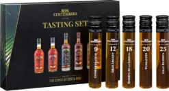 Ron Centenario Rum Tasting Set | Beinhaltet Centenario 9, 12, 18, 20 & 25 | 40 % Vol | 5 X 50 Ml | Insgesamt 0,25 L -Drink World Store f265b34d23525a9dc31231b3726af117