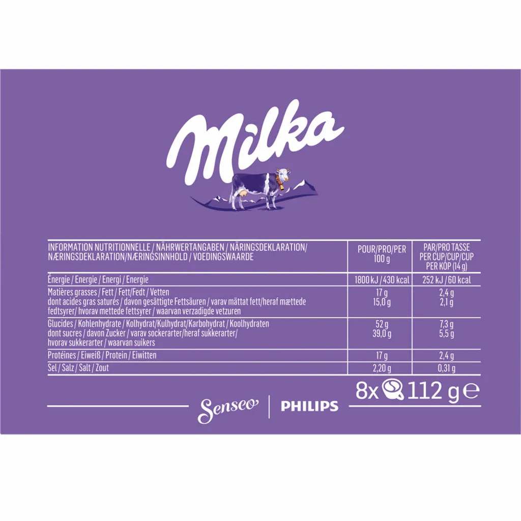 Senseo Milka Choco Pads, Schokoladengetränk, Kakaogetränk, Kaffeepads, 8 Pads Für 8 Portionen, 112 G 9 Senseo Milka Choco Pads, Schokoladengetränk, Kakaogetränk, Kaffeepads, 8 Pads Für 8 Portionen, 112 G – Bild 7