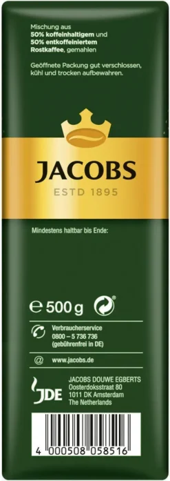 JACOBS Filterkaffee Krönung Balance 6 X 500 G Kaffee Gemahlen + 1 Becher+ 1 Dose -Drink World Store f5075d8e6ebbcddd27c446b174db3464 2