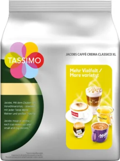 TASSIMO Kapseln Aktions-Paket 8 Packungen (4 Sorten) + Vivy 2 Schwarz Gratis 14 TASSIMO Kapseln Aktions-Paket 8 Packungen (4 Sorten) + Vivy 2 Schwarz Gratis -Drink World Store f7b358384c56f2525f4763ec83f949fe