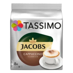 Tassimo Jacobs Cappuccino Classico (5 X 8 Getränke) -Drink World Store fb8a48aa6d5c65b5e02e5f9383985946