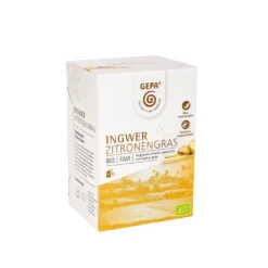 GEPA Tee+ Fair,Ingwer Lemongras Tee, PG=20ST 7 GEPA Tee+ Fair,Ingwer Lemongras Tee, PG=20ST -Drink World Store fc95f0b49b6e95a30fe6c32096de846f