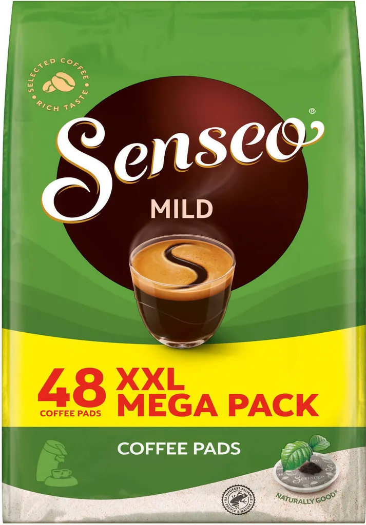SENSEO Pads Mild Senseopads 48 Getränke Kaffeepads XXL Pack 3 SENSEO Pads Mild Senseopads 48 Getränke Kaffeepads XXL Pack