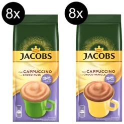 JACOBS Löskaffee Typ Cappuccino 8 X Choco Nuss + 8 X Choco Vanille 8 JACOBS Löskaffee Typ Cappuccino 8 X Choco Nuss + 8 X Choco Vanille -Drink World Store fea0e5038fe003a8af27e21a3eea35cf