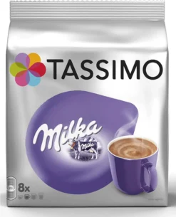 Tassimo Milka Kakaospezialität | 8 T Discs, Kaffeekapseln -Drink World Store ffb43d8e6e0b059a763a9c440666a4ea